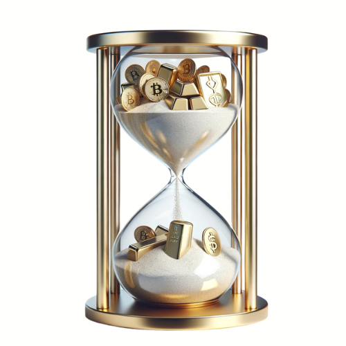 Sanduhr Geld